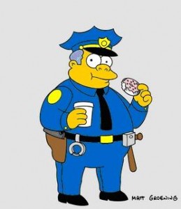 Clancy Wiggum from the Simpsons
